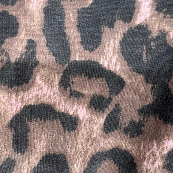 Wiya Italy Leopard Print Pullover Sweatshirt Women's One Size - Picture 5 of 8